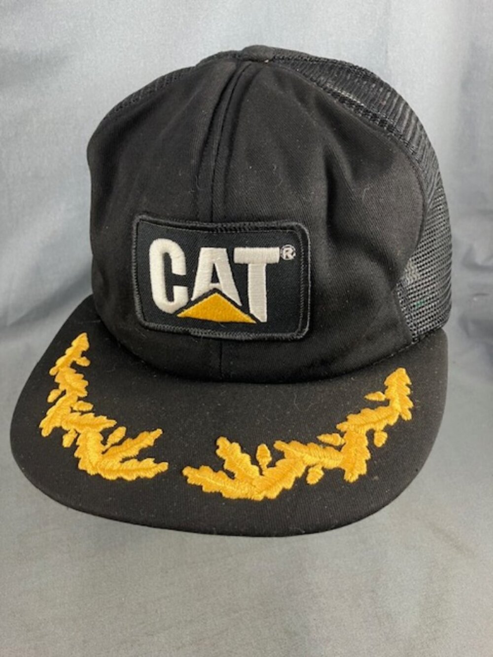 Cat Caterpillar Baseball Cap Trucker Hat Laurel Leaf Embroidered Logo Snapback